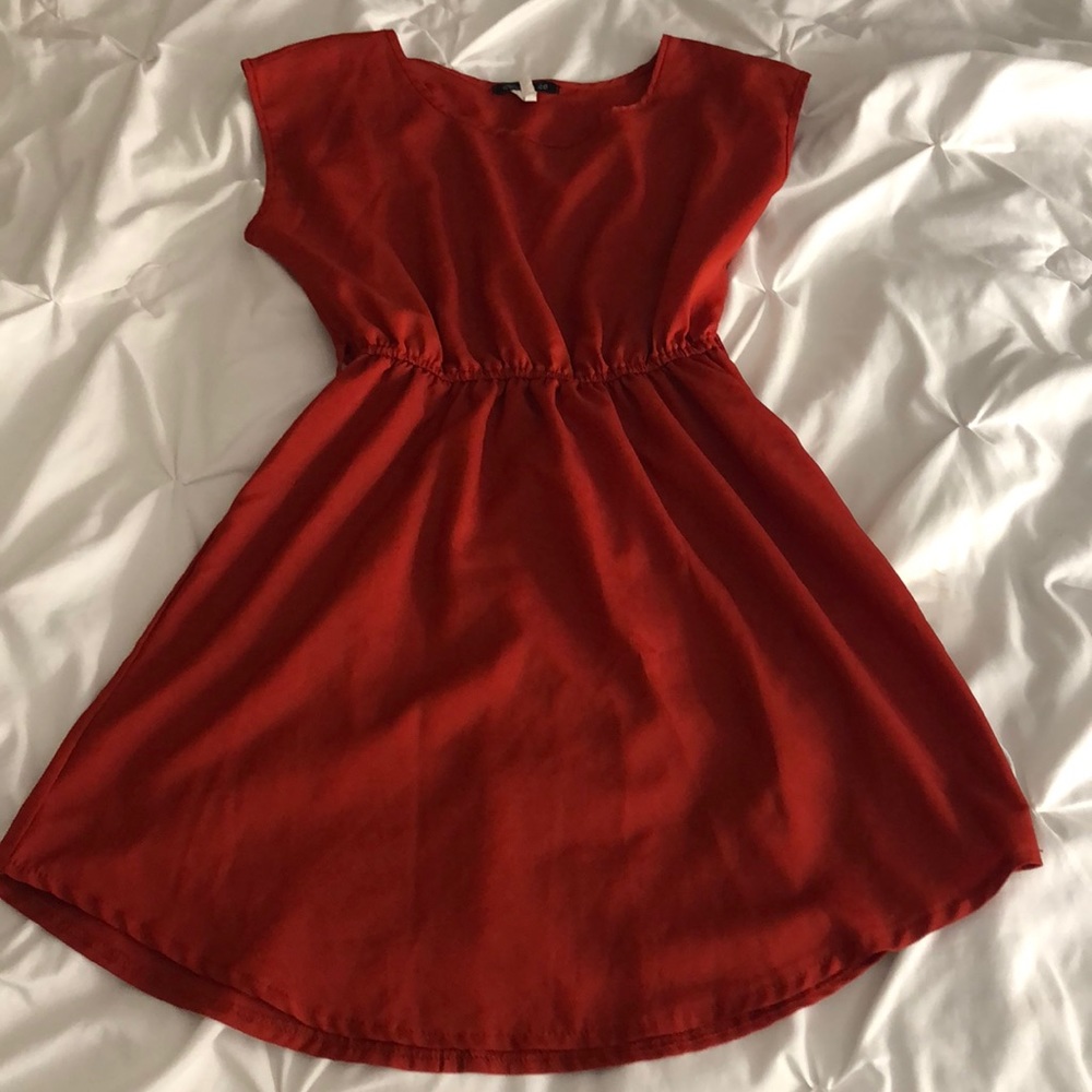 Dark Orange Dress